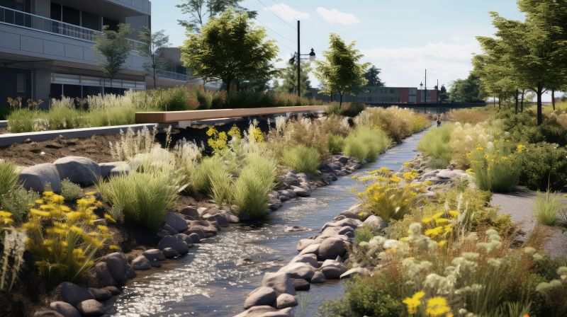 Landscape Drainage in Action